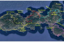 02s  le tracce dei 4 giretti, il giallo passa per il monte Perone e tutta la costa ovest, 70 km con 1670 m+ rosso va al capo dell'Enfola, 42 km  1050m+ Azzurro passa per Nisporto, Rio nell'Elba e una miniera sopra Rio Marina, 57 km ,  1290 m+ infine il lilla che fa il giro del promontorio di Capoliveri, 54 km, 1100 m+ Se volete vedere, recuperare le tracce andate sul mio profilo di Komoot nella pagina tour completati e ricercate per località.  Provo ad allegare una ricerca, cliccate   QUI