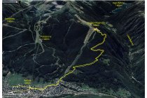 02s  la traccia in giallo, andata e ritorno 10 chilometri con circa 700 metri di dislivello