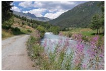 24s  ultimo tratto lungo il torrente Evancon fino al campeggio