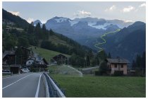 28s  finalmente compare il monte Rosa, io devo salire verso il colle di Bettaforca per passare poi nella valle di Gressoney