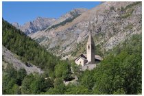 29s  la chiesetta di  Saint Dalmas, 1500 metri. Sono le 11e30, da qui mi mancano altri 1300 metri di dislivello... e come al solito mi tocca farli nel momento più caldo della giornata