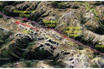58s  Terza e ultima tappa, da Jausiers salgo al colle della Maddalena e ritorno in Italia scendendo la valle Stura di Demonte fino a Vinadio. Lunghezza 56,7 km con 860 metri di dislivello positivo. La tappa più corta di chiusura dell'anello, prima di mezzogiorno ero già alla macchina