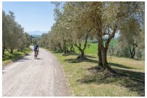 21s  con delle prestazioni da pit-stop di formula uno scarichiamo le borse dalle bici, carichiamo le bici sulla macchina, ci spostiamo a Pianella e ricarichiamo le bici e ripartiamo, sta volta davvero verso Siena.