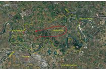 02s  Ecco l'anello che abbiamo percorso , 80 chilometri con 240 metri di dislivello positivo. Partenza da Guardamiglio, attraversiamo il Po a Piacenza e poi stiamo sul versante emiliano fino al ponte a San Nazzaro. Capatina a Bocca d'Adda, dove il fiume che nasce in alta Valtellina si congiunge al Po, poi "dritti" al punto di partenza
