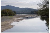 03s  durante il giretto lungo il Po ho fatto pochissime foto, qui una al punto in cui il fiume Stura entra nel Po... uno più asciutto dell'altro In alto a sinistra si riconosce la basilica di Superga