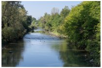 13s  scavalchiamo il torrente Ceronda in località Ponte Verde, che è anche l'ingresso principale al parco. Noi usciamo per andare alla vicina Venaria Reale