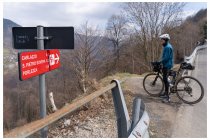 26s  prima di raggiungere Cavargna svoltiamo su una stradetta forestale che scende a Carlazzo, 6,4 chilometri di sterrato non sempre scorrevolissimo....