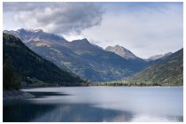 58s  il lago di Poschiavo, ultima foto, poi giù in picchiata verso Tirano